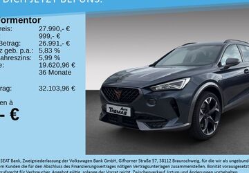 Cupra Formentor 56.277 km 26.990 &euro; Bonn 53227