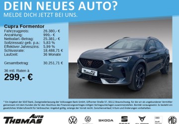 Cupra Formentor 82.650 km 26.380 &euro; Bonn 53227