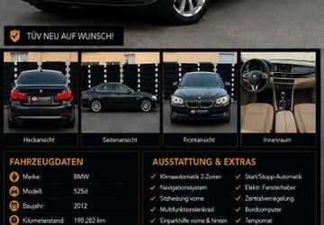 BMW 525 190.282 km 11.300 &euro; Siegburg 53721
