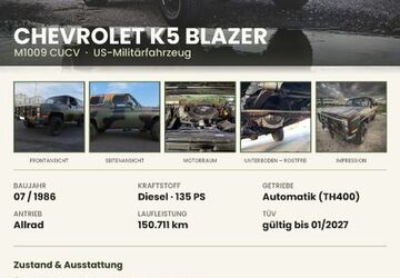 Chevrolet Blazer 150.711 km 20.250 &euro; Siegburg 53721